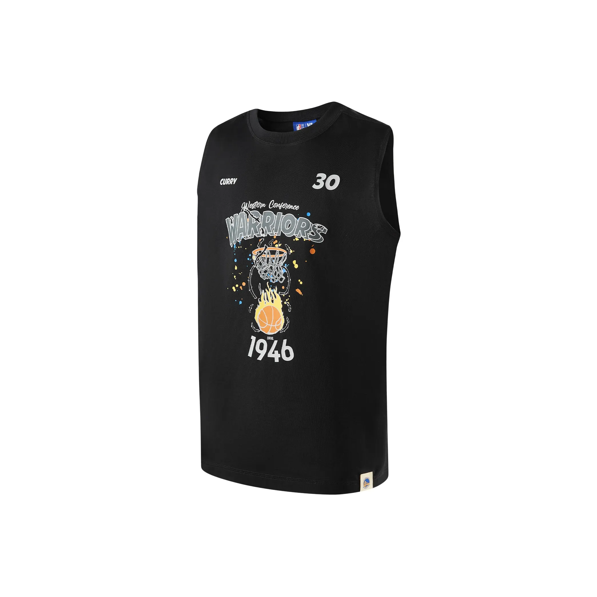 NBA Golden State Warriors Stephen Curry Футболка Унисекс Черная