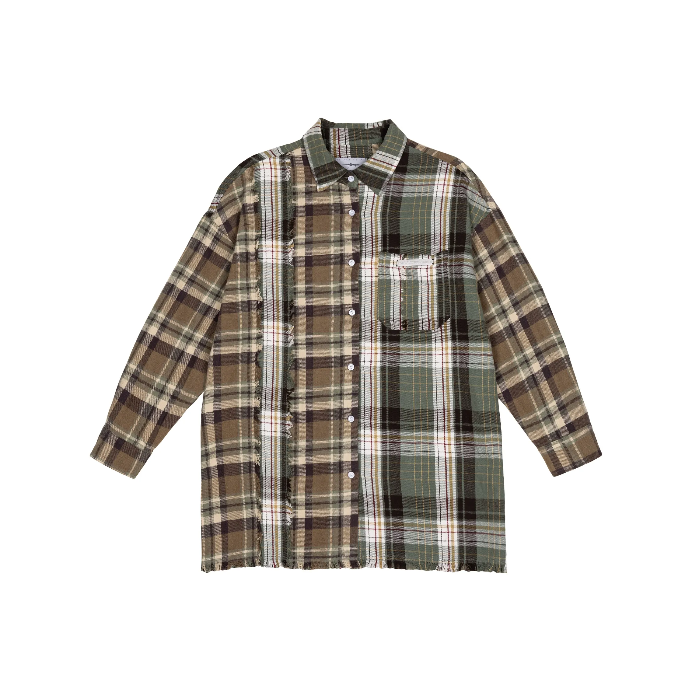 KILLWINNER Коричневая унисекс рубашка