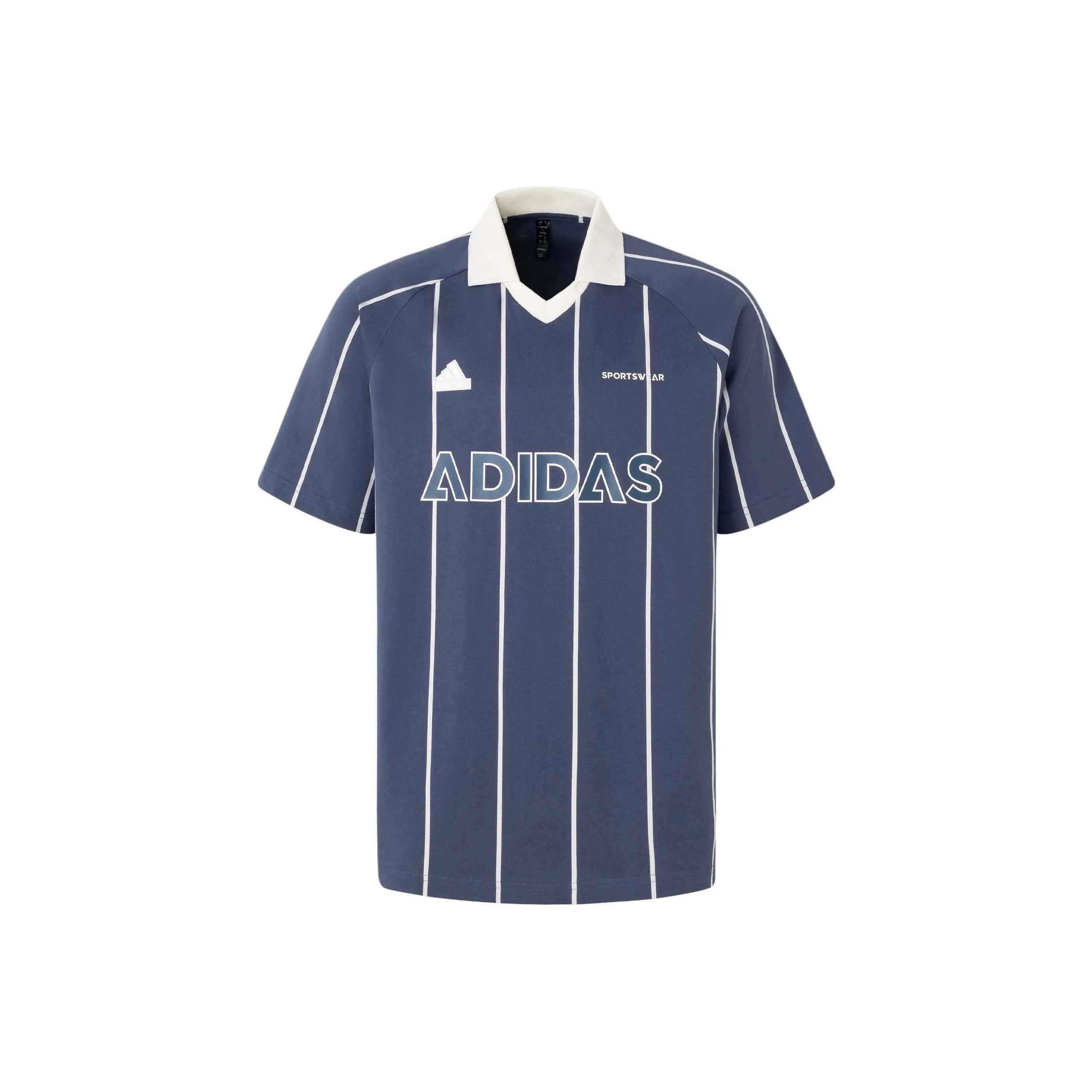 Adidas Polo Shirt Men's Ink Blue/Jade White