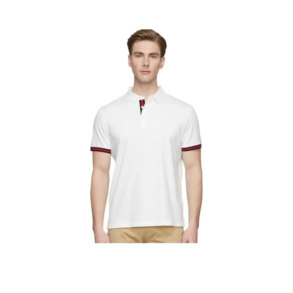 DANIEL HECHTER Поло Мужское Белое