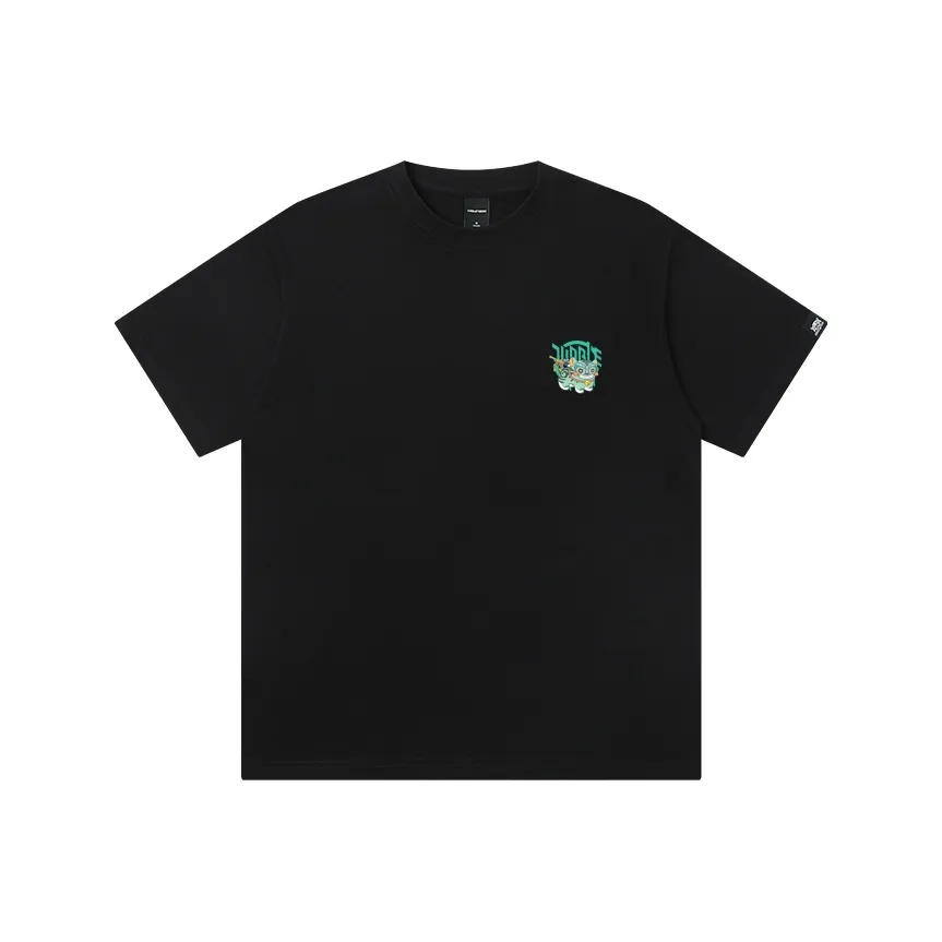 JUNGLE TIGER T-Shirt Унисекс Черный Американский Винтаж Уличная Мода