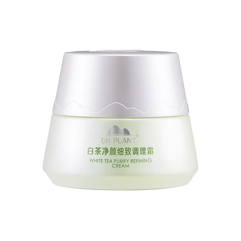 Dr．Plant Белый чайный Для мягкого и очищающего ухода за кожей лица Крем увлажняющий и контролирующий жирность 50 г