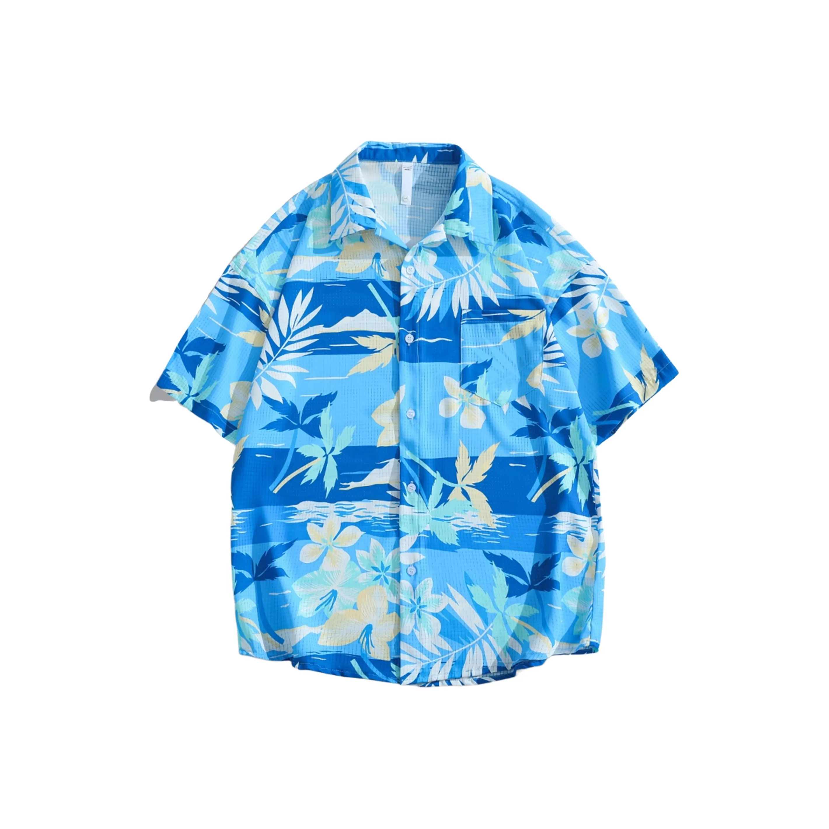 CLOR Гавайи Синий Унисекс Рубашки