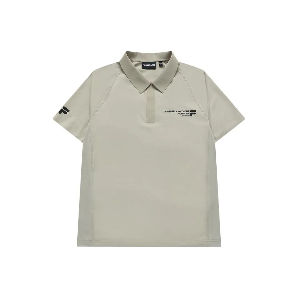 FILA FUSION URBAN TECH Lifestyle Polo Shirt Men's Hyacinth Bean Gray