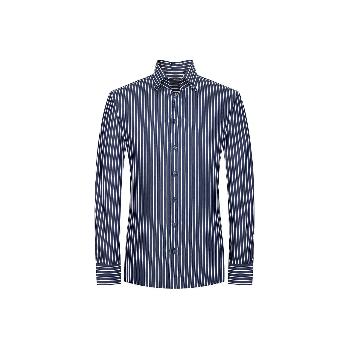 SAINT ANGELO Рубашка Мужская Джинсовая Синяя