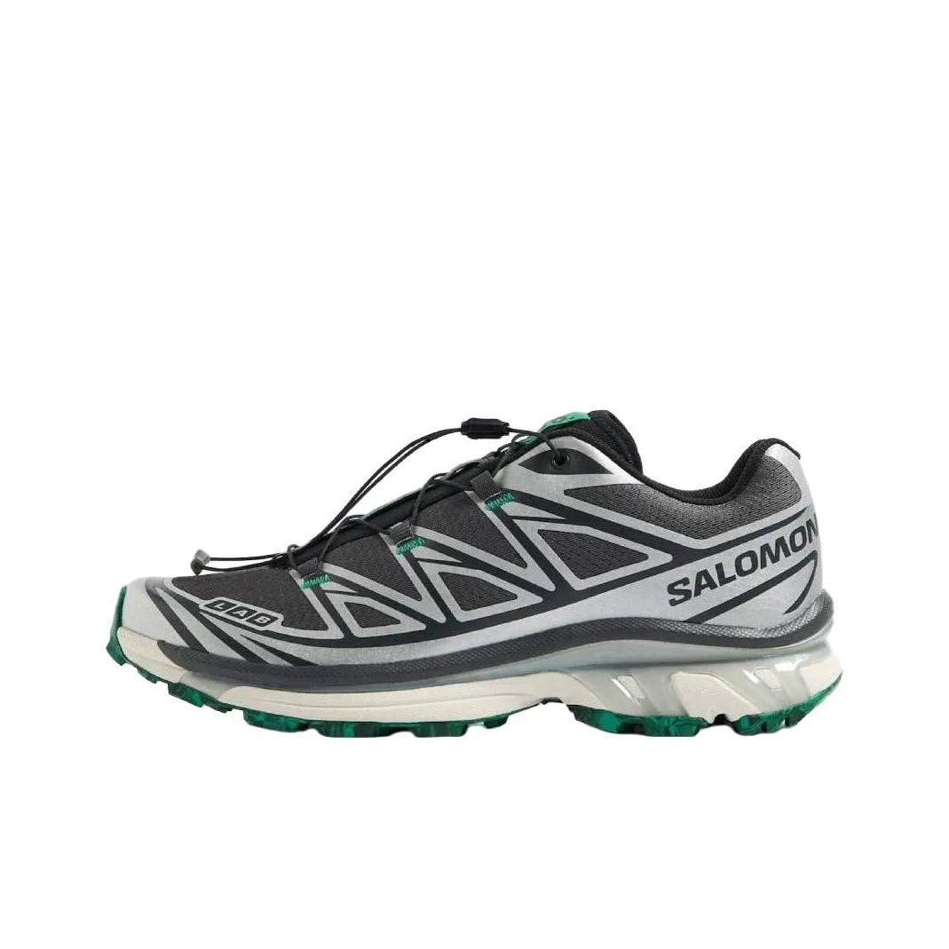 END. x SALOMON XT-6 Anti-Slip Wear-Resistant Low-Top Casual Running Shoes Unisex Gray Black Green