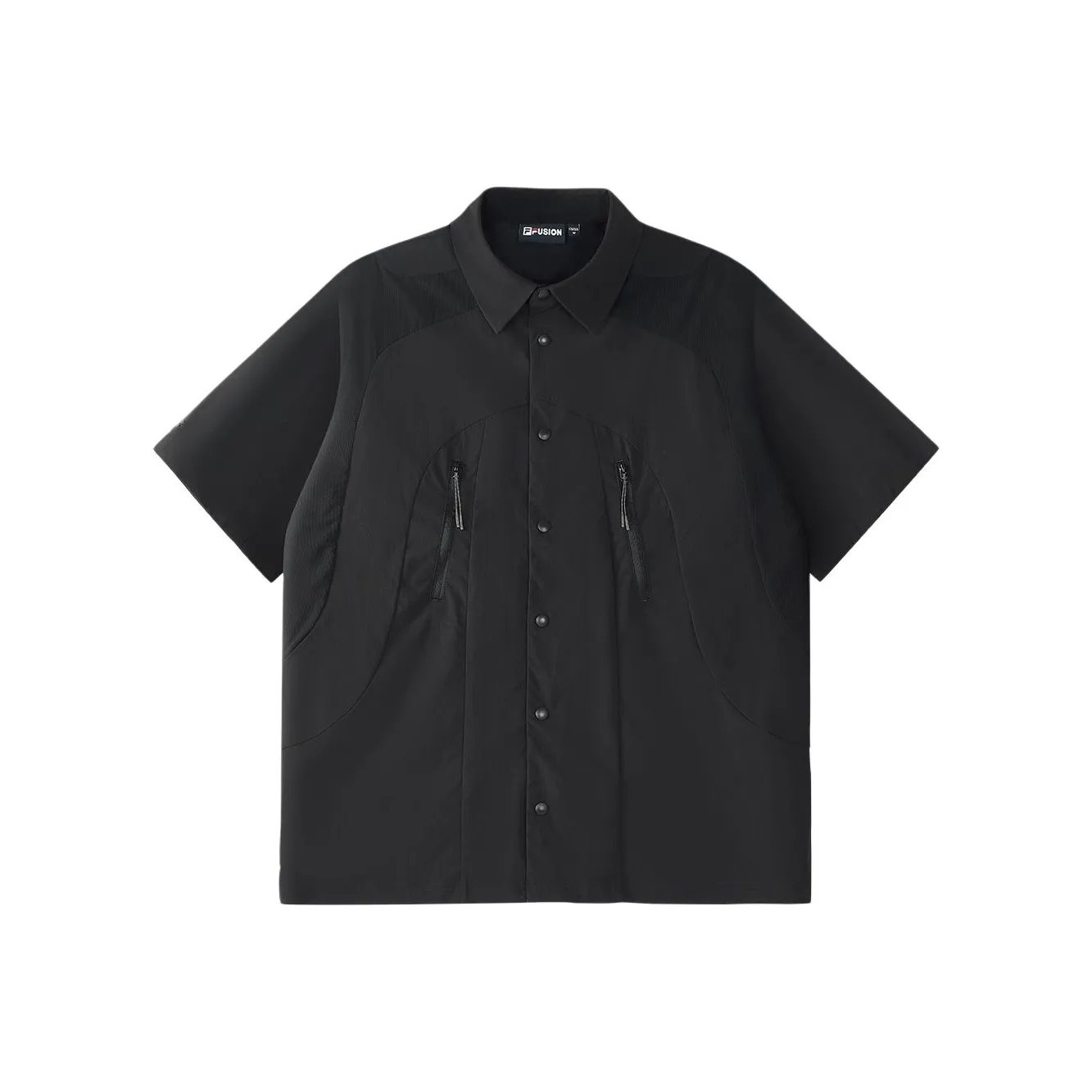 FILA FUSION FILA FUSION XURBAN Tech Рубашка Мужская Глубокий Черный