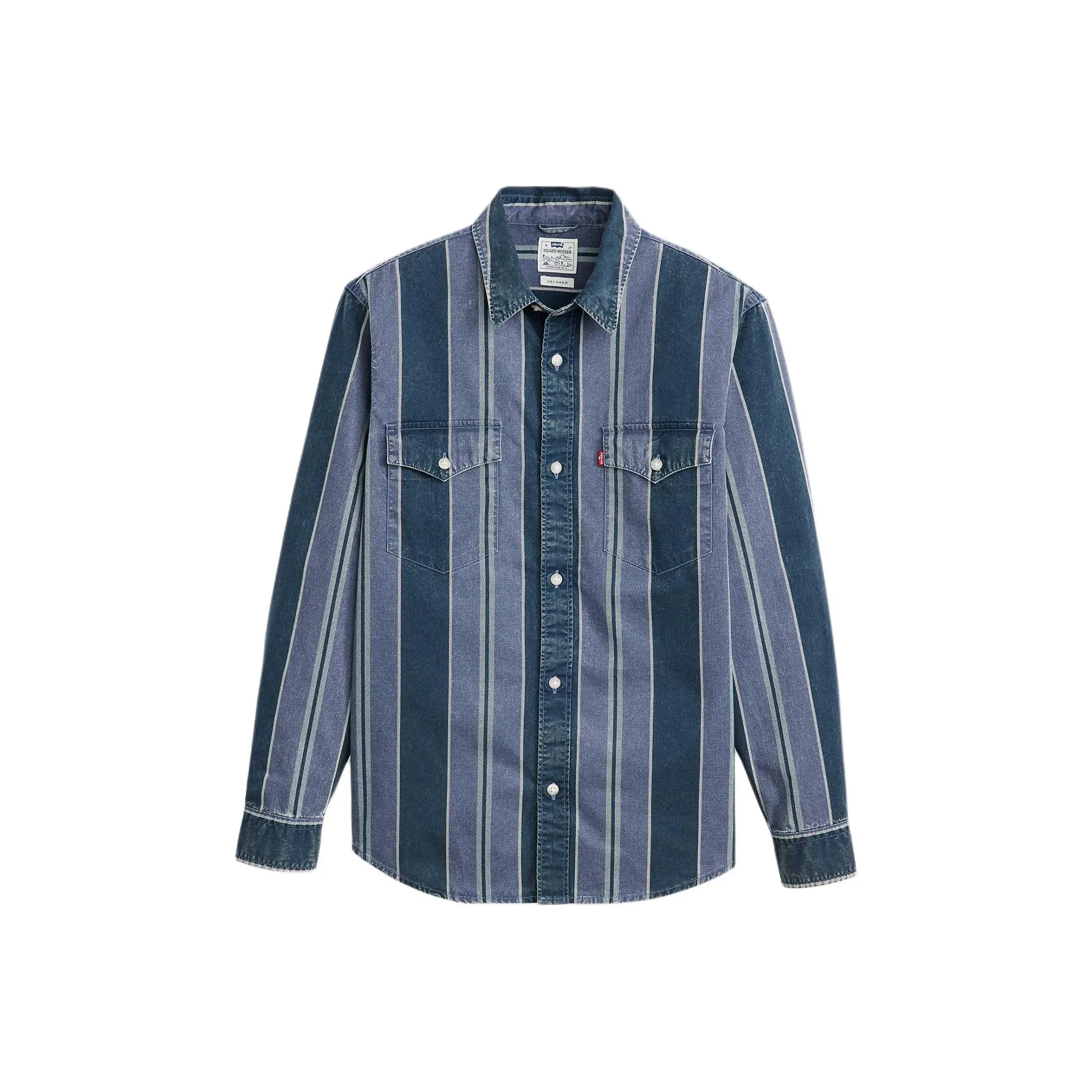 Levis Blue Men's Shirts Левис Синие Мужские Рубашки