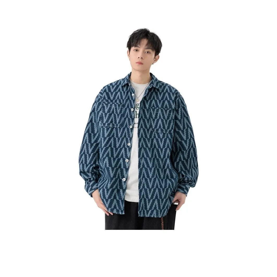 PIERRE CARDIN Shirts Men's Blue