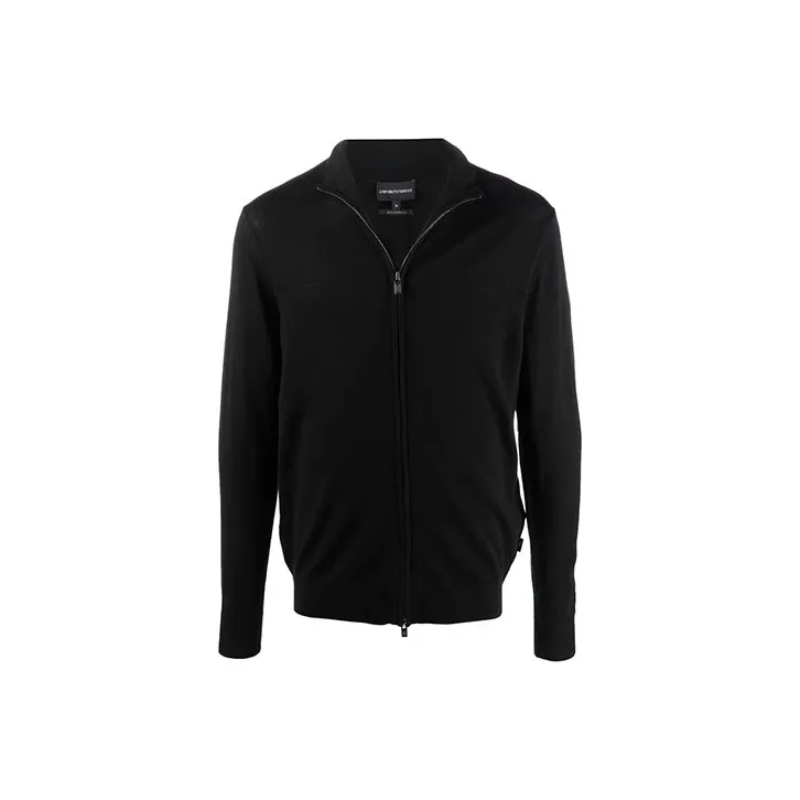 EMPORIO ARMANI High Neck Zipped Cardigan