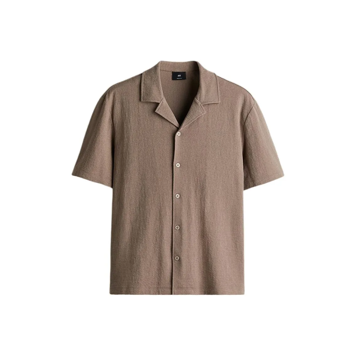 H&M Темно-бежевые мужские рубашки