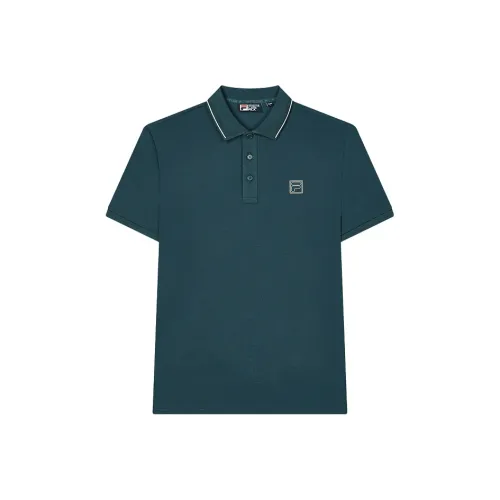 FILA Wanshan Зеленый Мужское Поло