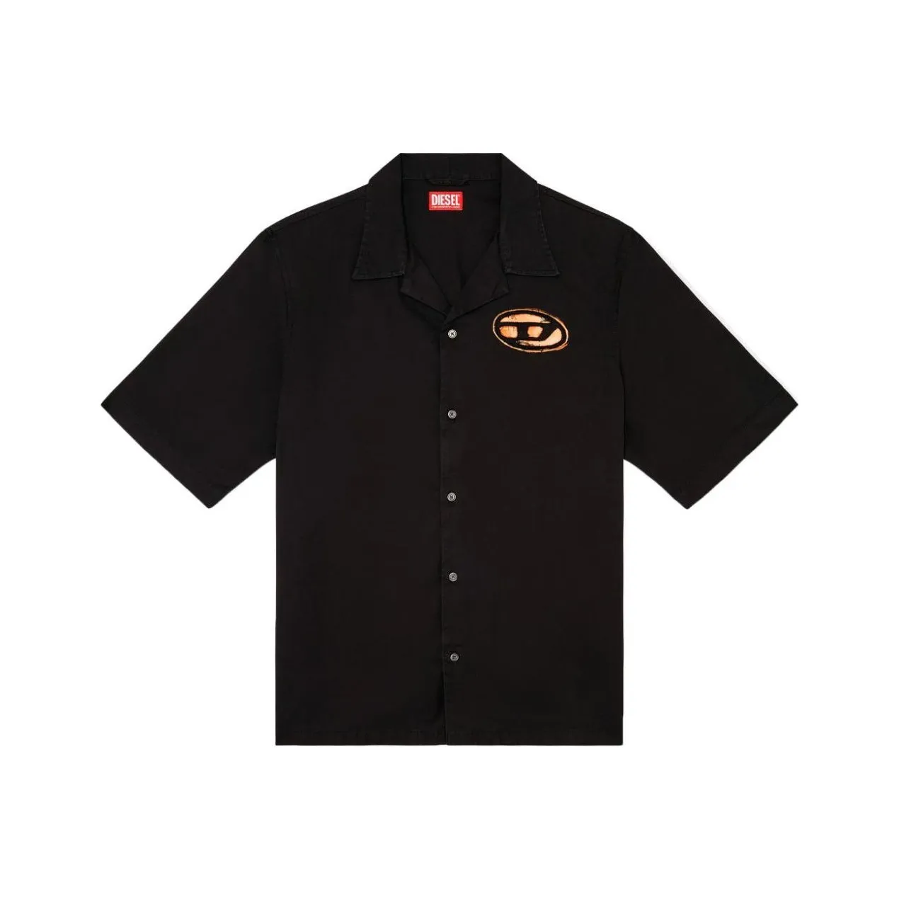 DIESEL S Stan Bleach Bowling Shirt
