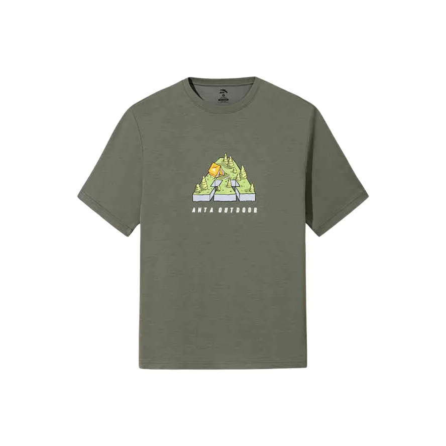 Anta Outdoor Collection T Shirt Men's Pure White