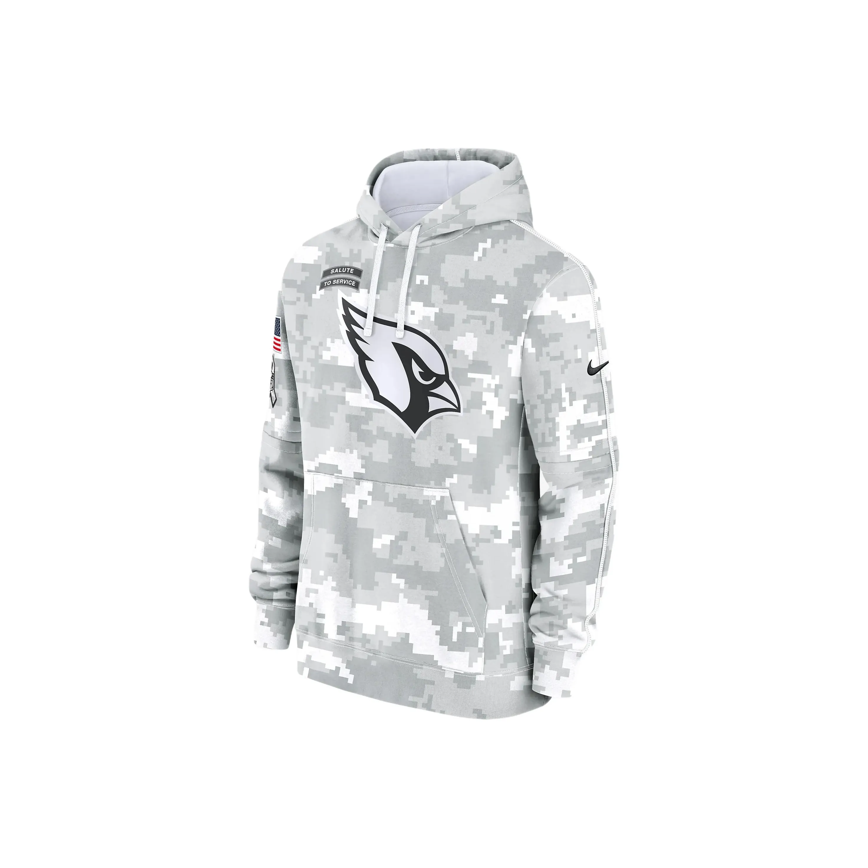 Nike Arizona Cardinals Salute To Service Primary Edge Club Men's Nike Nfl Pullover Hoodie