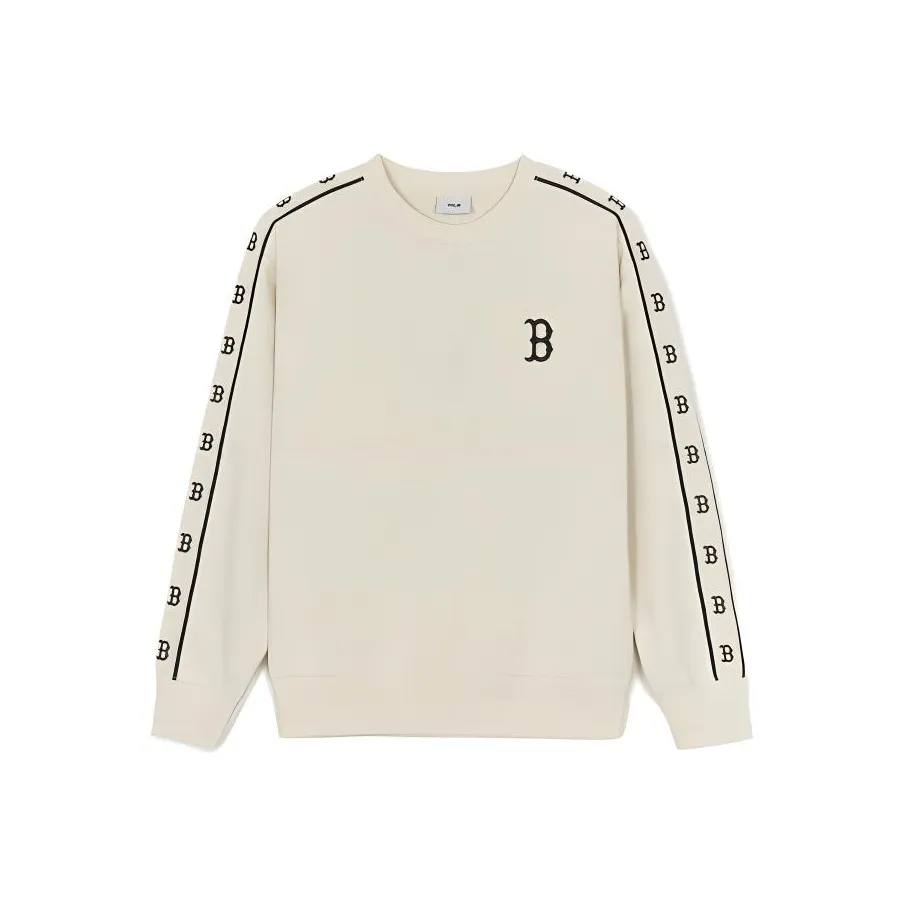 MLB Boston Red Sox Sweatshirt Unisex Dark Cream