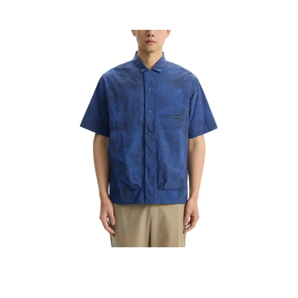 Columbia HIKE365 Shirts Men Blue 466