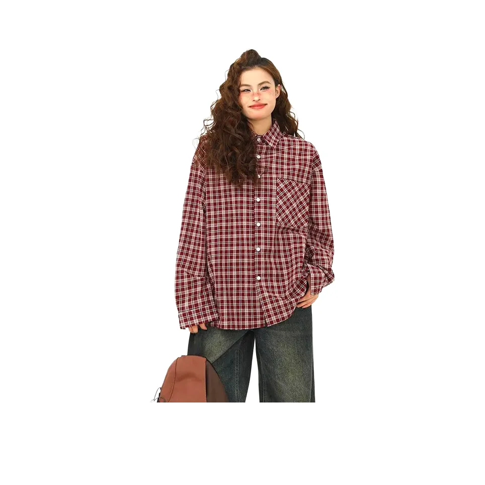 GOODHENLCE Красный Унисекс Рубашки