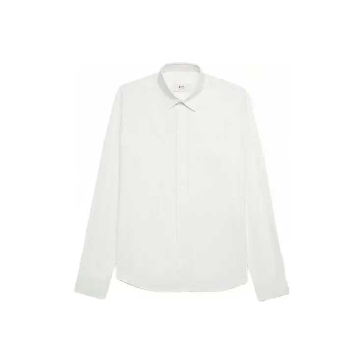 AMIPARIS Paris Curved Hem Long Sleeved Shirt