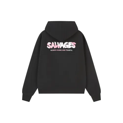 THE SALVAGES FASHION CLUB Черный Унисекс Свитшоты
