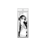 미러 피니시 키체인 - 인간 영역에서의 여정 블랙 글라스