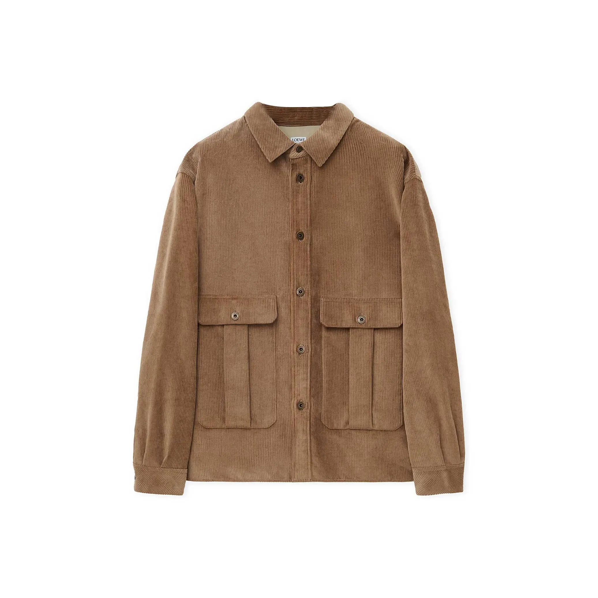 LOEWE Long Sleeved Corduroy Overshirt