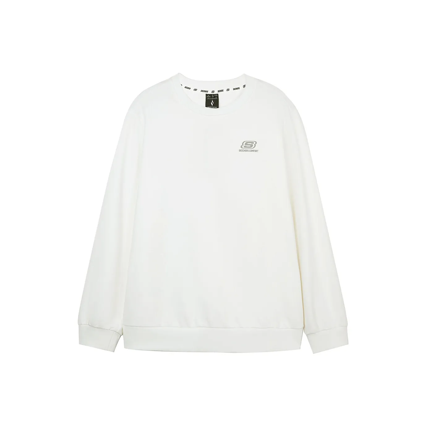 Skechers Свитшот Унисекс Зефир Белый