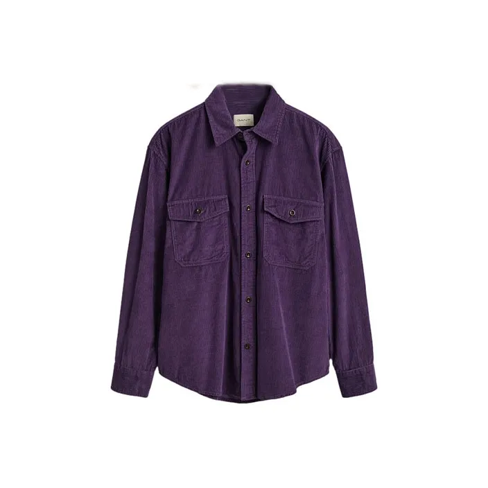 GANT Темно-фиолетовые Мужские Рубашки