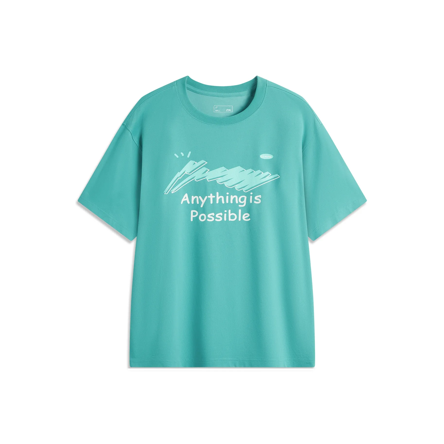 Лайнер Sports Fashion Collection T-Shirt Мужской Бирюзовый Зеленый