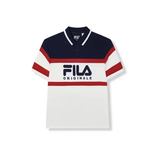 FILA ORIGINALE Облачный белый Мужское Поло