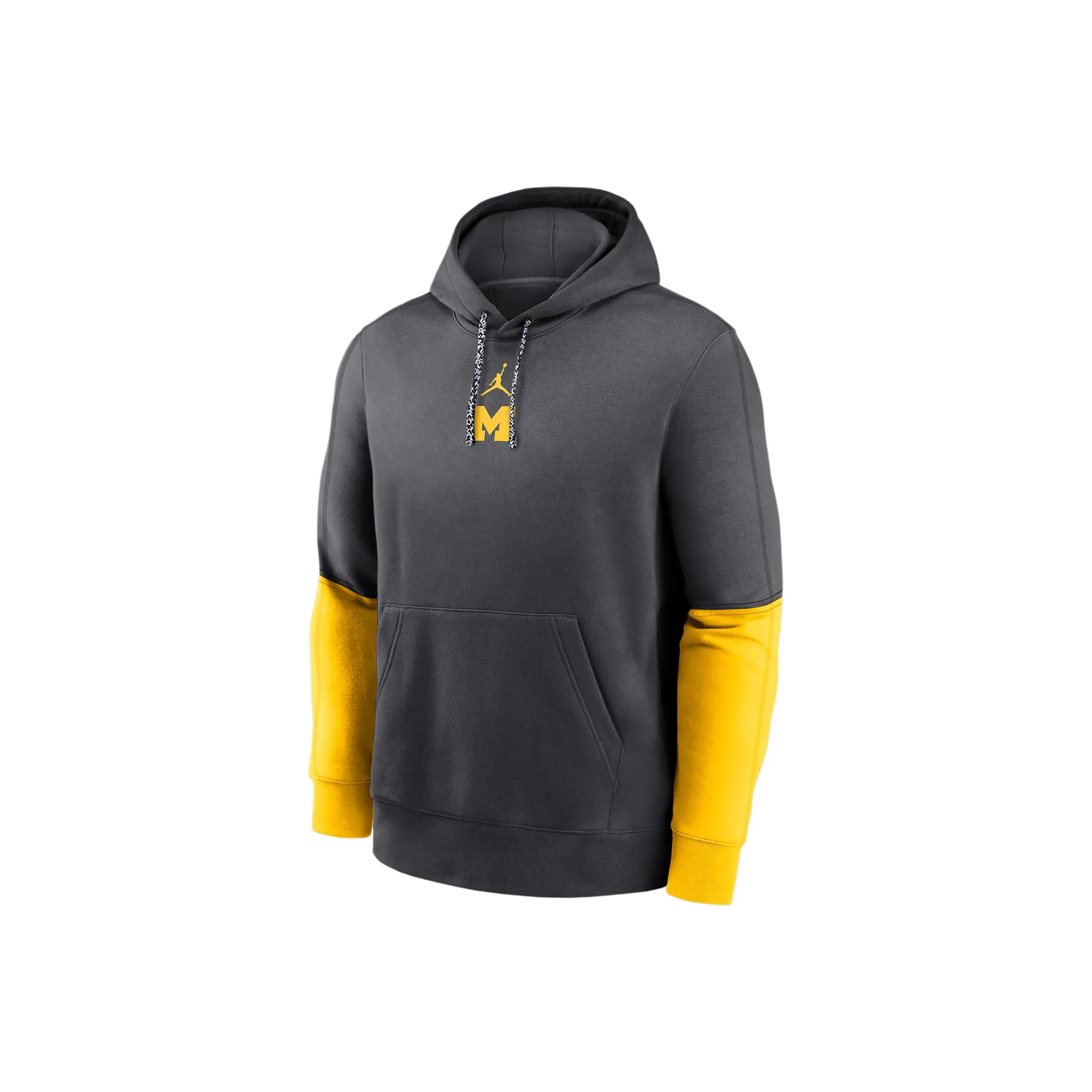 Jordan Michigan Wolverines Sideline Team Issue Club Men's Nike College Pullover Hoodie