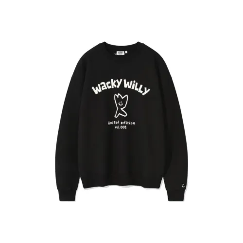 Wacky Willy Черный Унисекс Свитшоты
