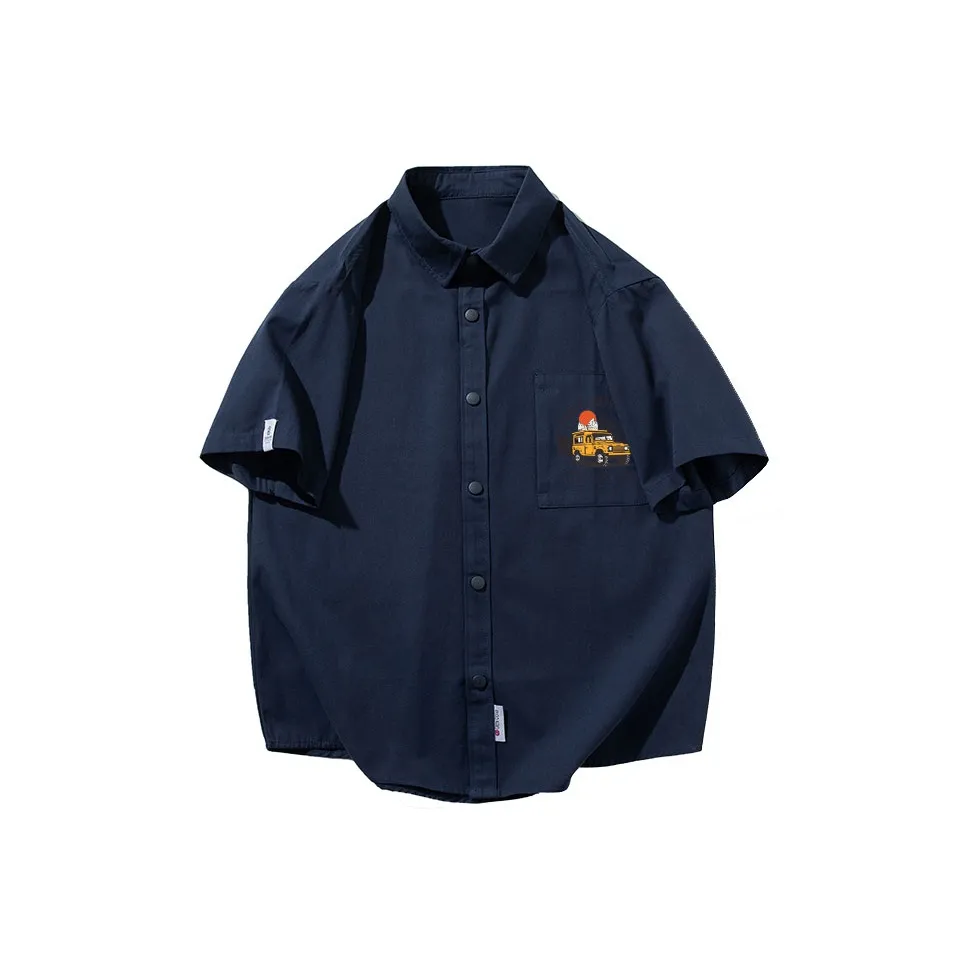 33TH Короткий рукав рубашка унисекс