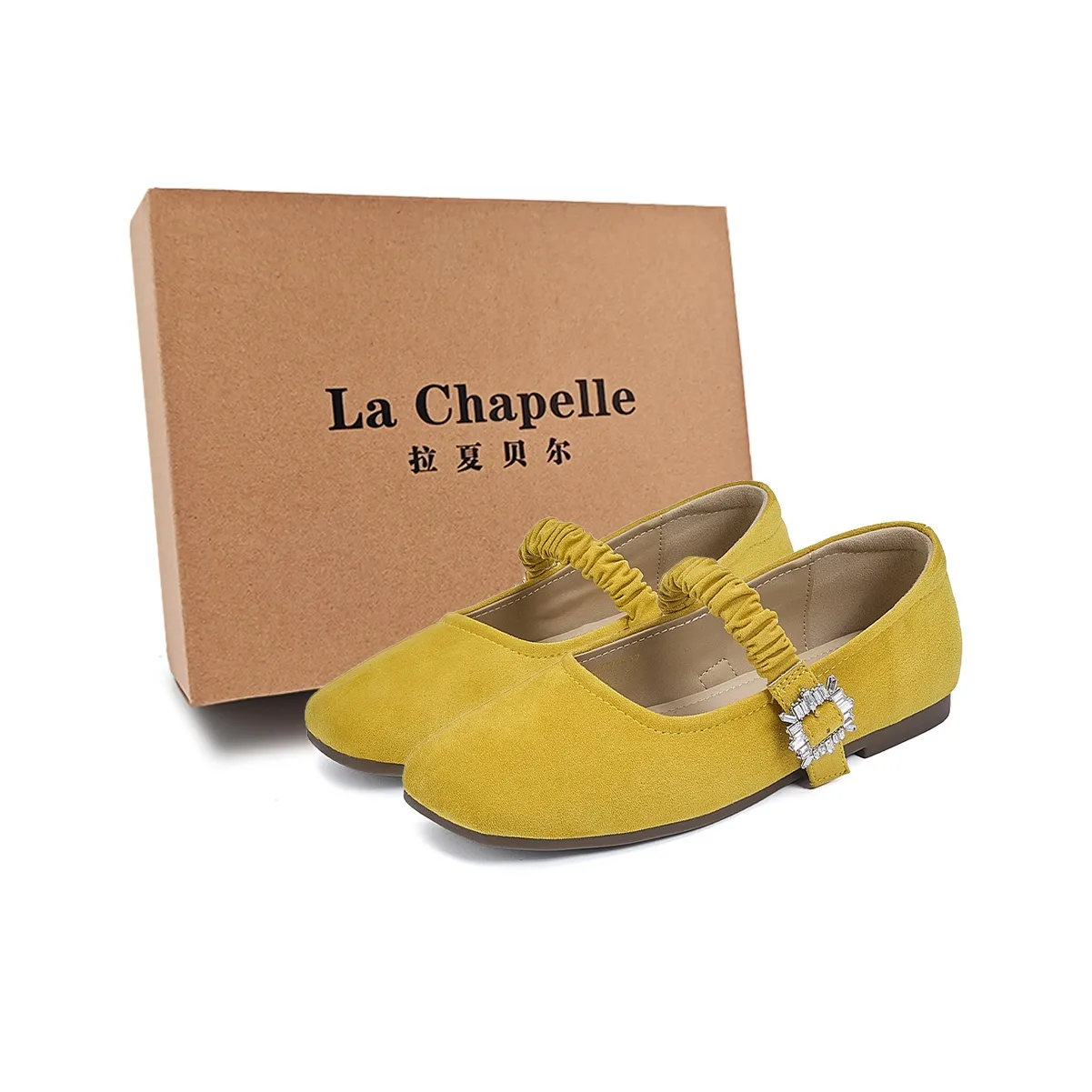 La Chapelle Туфли Мэри Джейн Желтые Женские