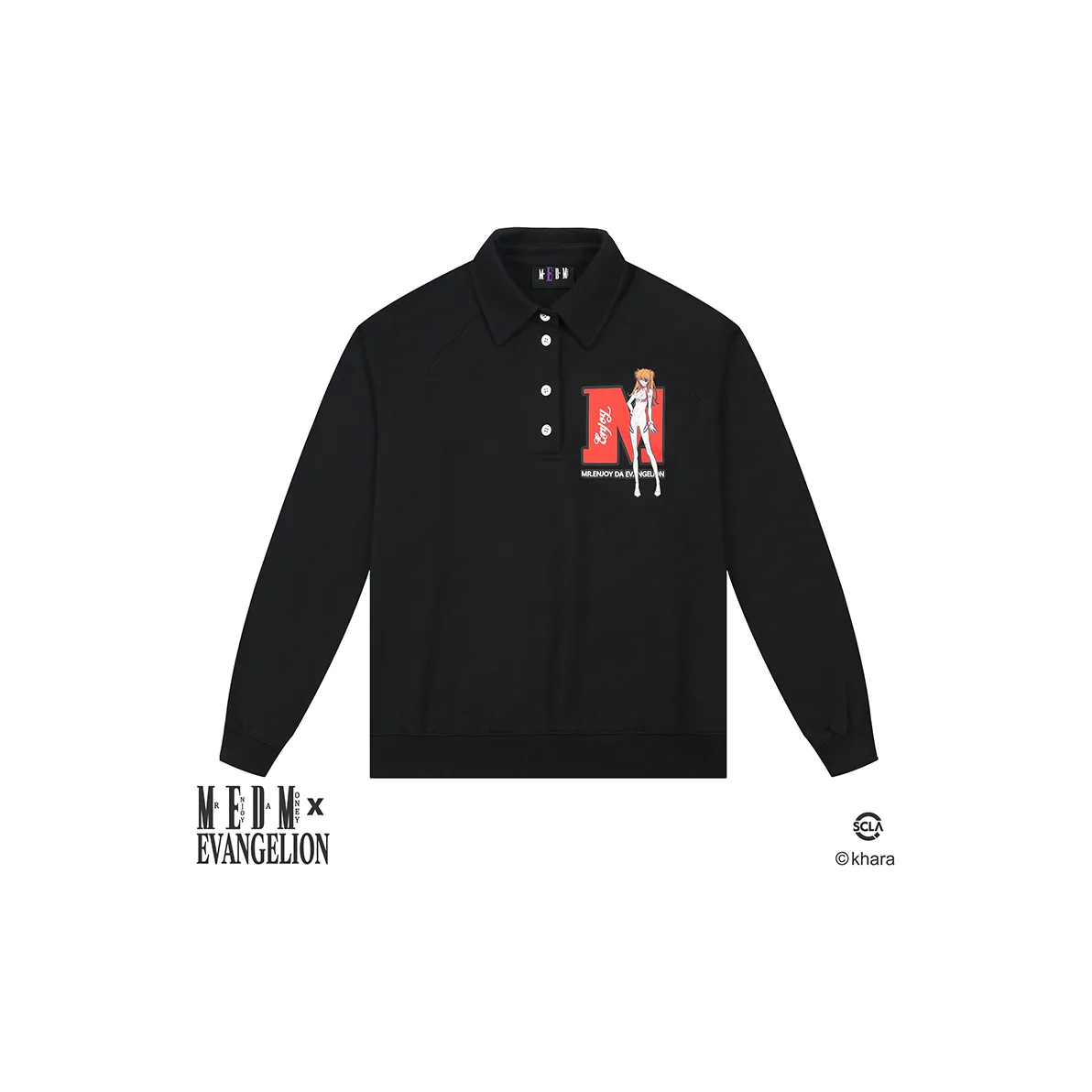 MR.ENJOYDA MONEY MEDM X EVA Collaboration Polo Shirts Unisex