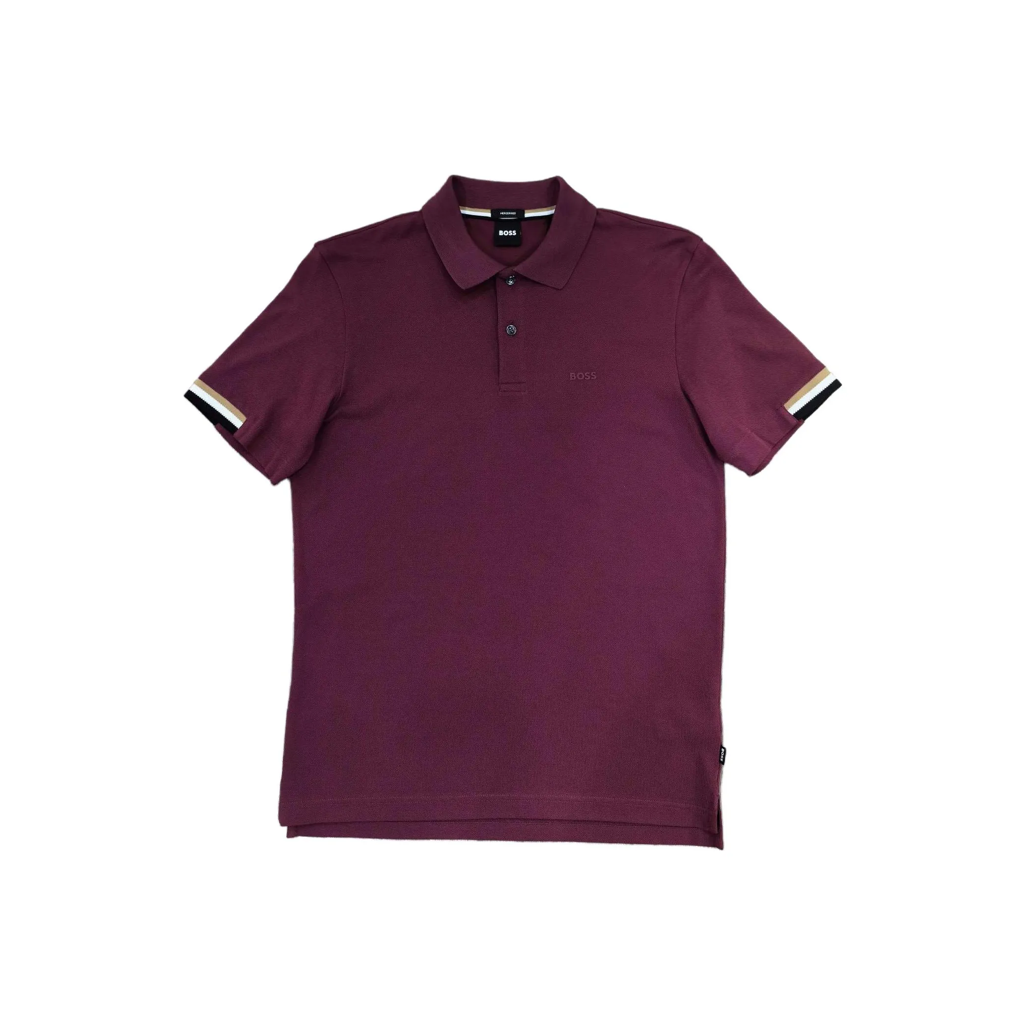 HUGO BOSS Polo Shirt Men's Dark Red