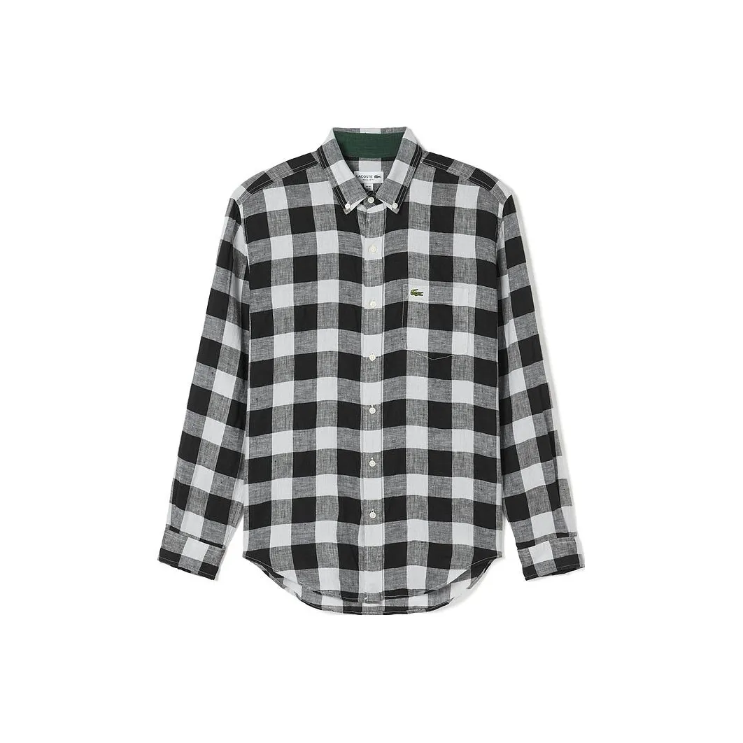 LACOSTE Collaboration Мужские Черные Рубашки