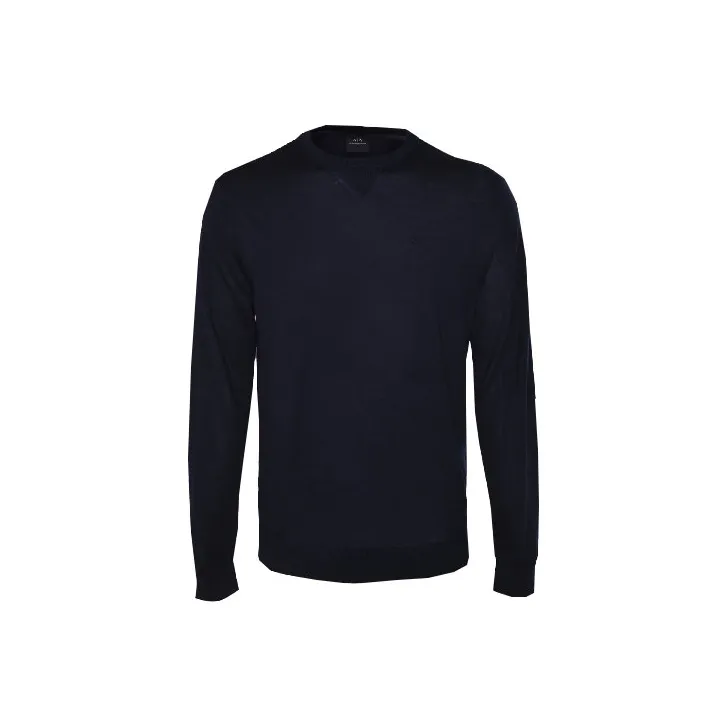 ARMANI EXCHANGE Logo Embroidered Crewneck Jumper
