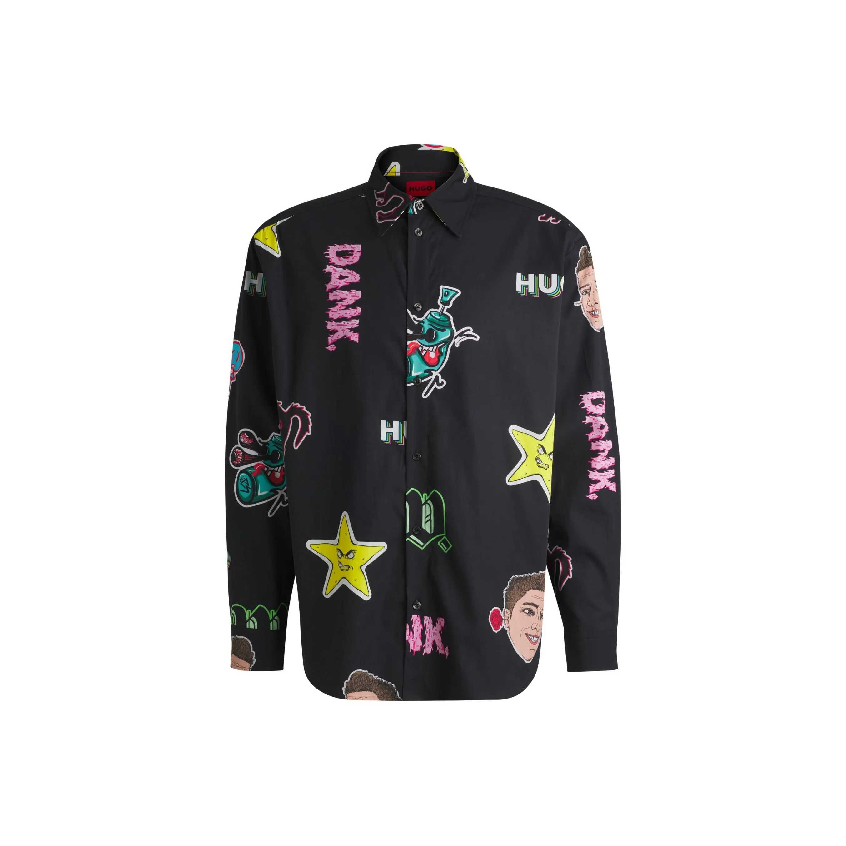 Hugo Boss Мужские Черные Рубашки