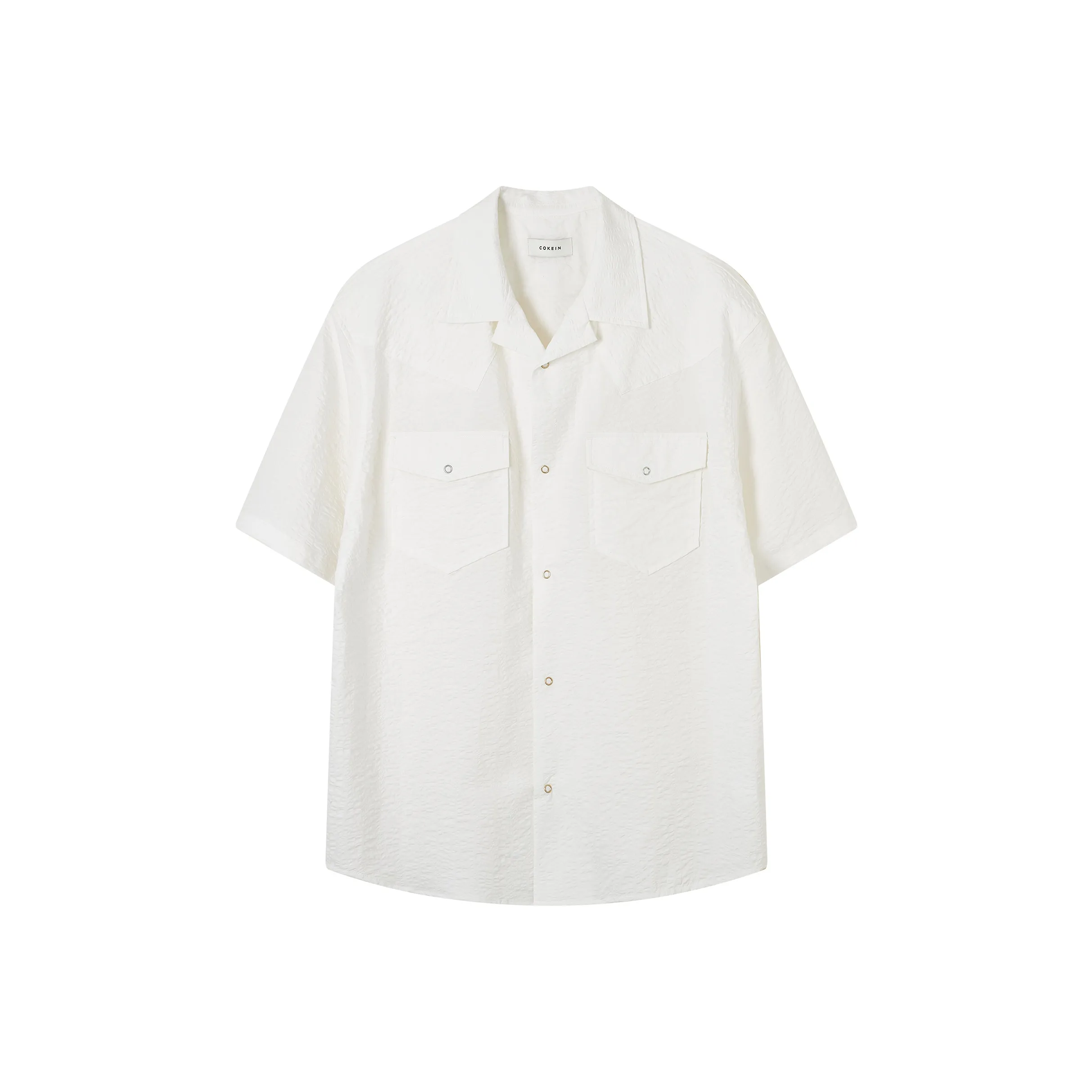 COKEIN Белый Мужская Рубашка