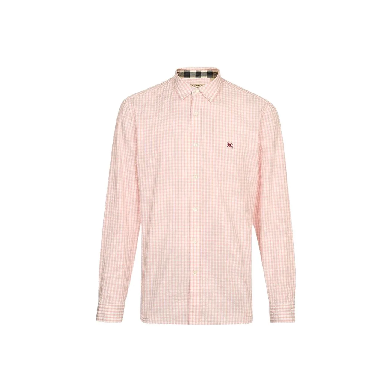 Burberry Shirt Men's Light Pink Red