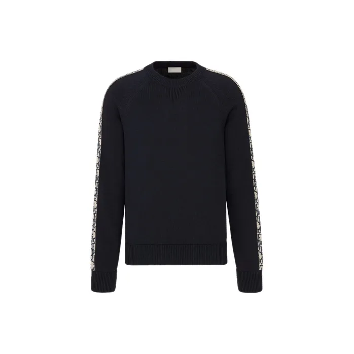 DIOR Quarterly New Products Sweaters Men's Marine Blue