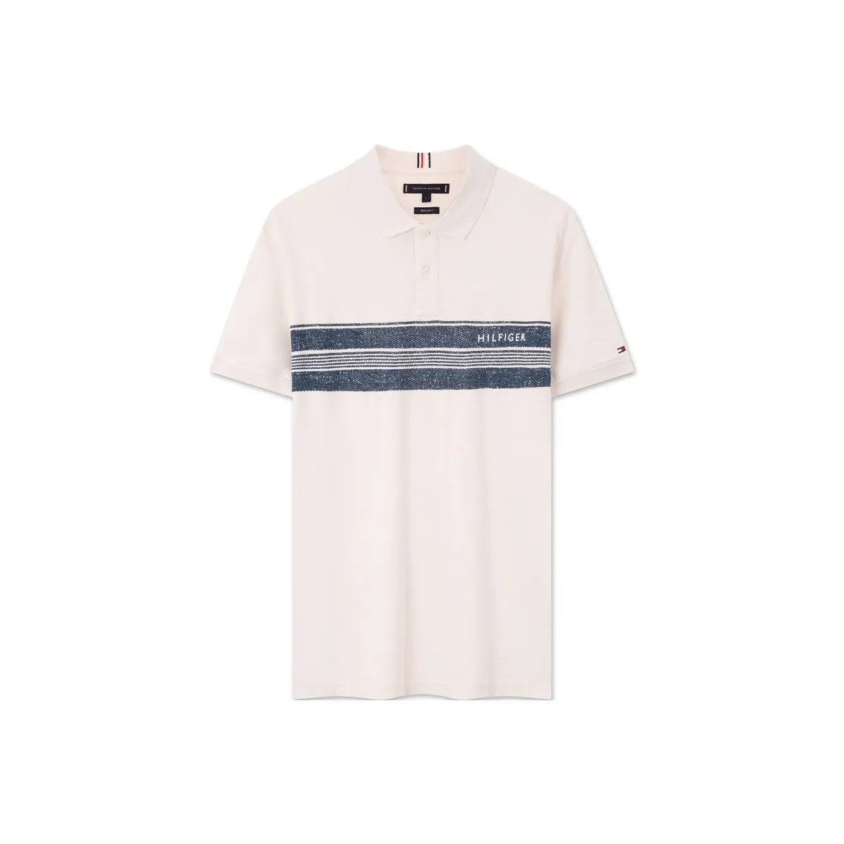 Tommy Hilfiger Polo Мужской Ecru Color Block