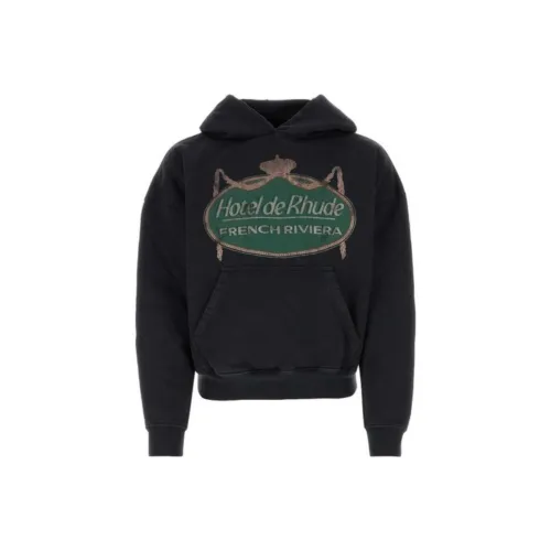 Rhude Черный Мужские Свитшоты