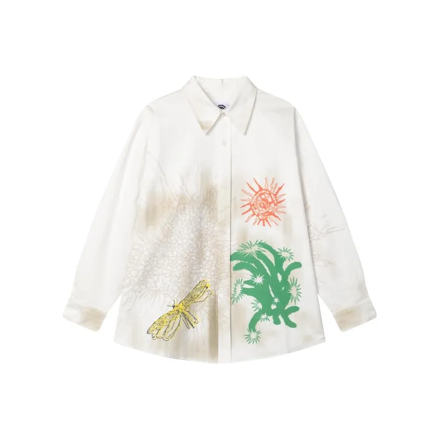 Round Two Белая Унисекс Рубашка