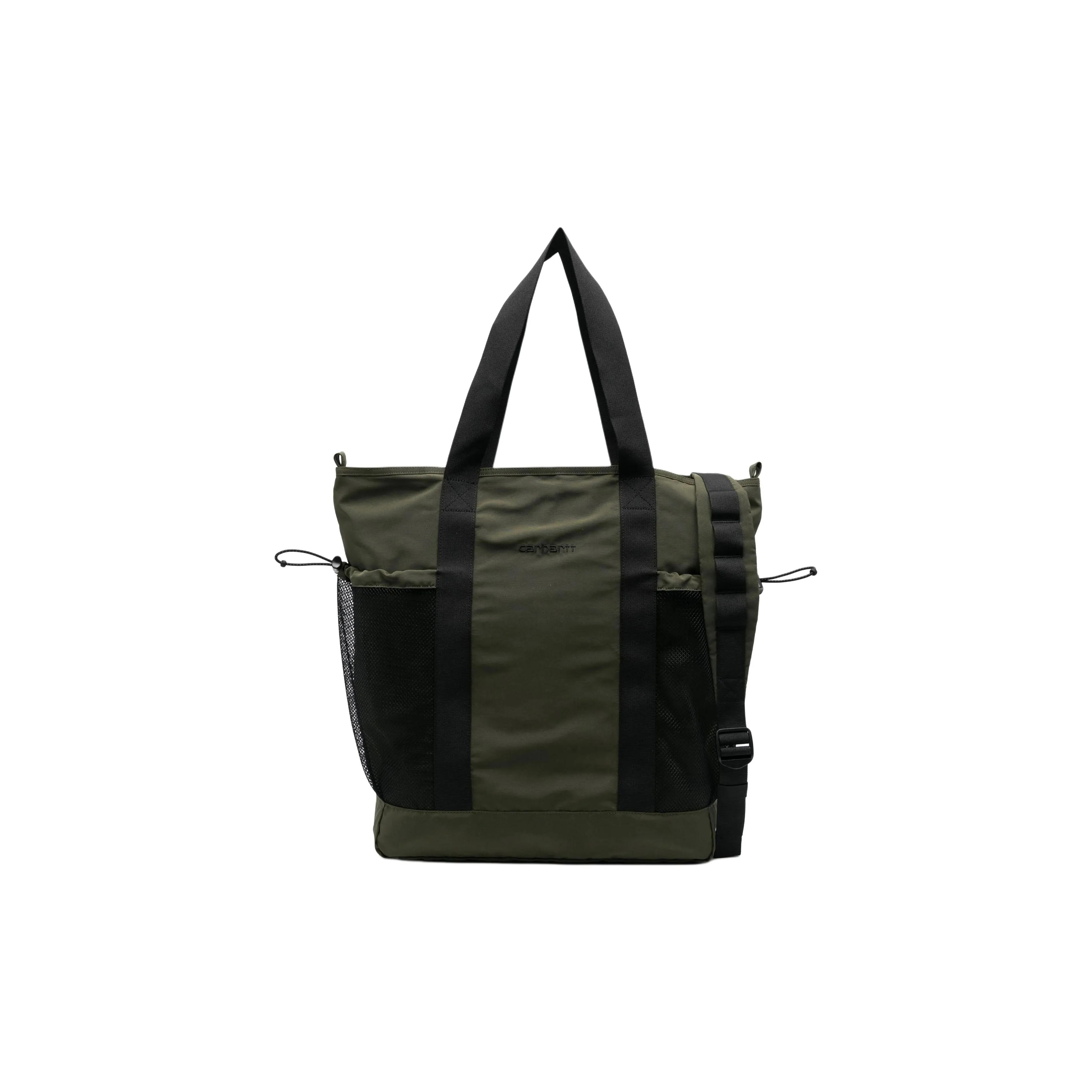 Carhartt WIP Polyester Tote Bag, Shopping Bag, print Regular Men's Green & Black