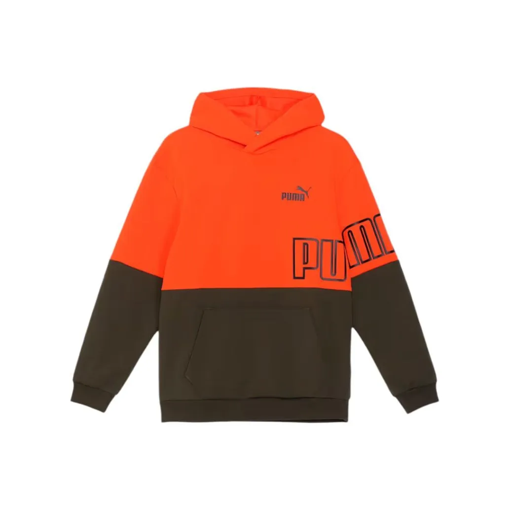 PUMA Power MXhoodie Sweatshirt Men's Orange
