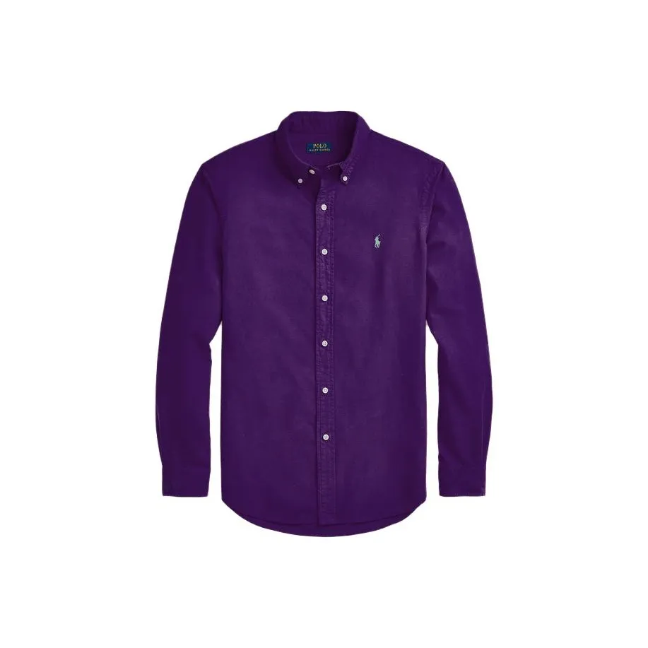 Polo Ralph Lauren FW23 Рубашка Мужская Фиолетовая