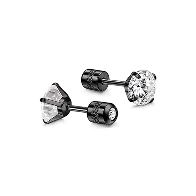 MOREL Stainless Steel Stud Earrings Unisex