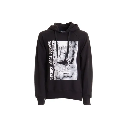 VERSACE JEANS Черный Мужские Свитшоты